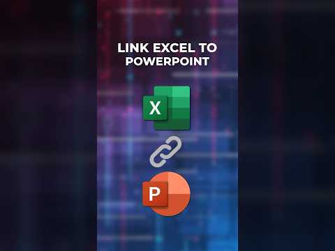 Link Excel to PowerPoint Hack: It Auto-Updates! #ytshorts #exceltips #ppt #tutorial