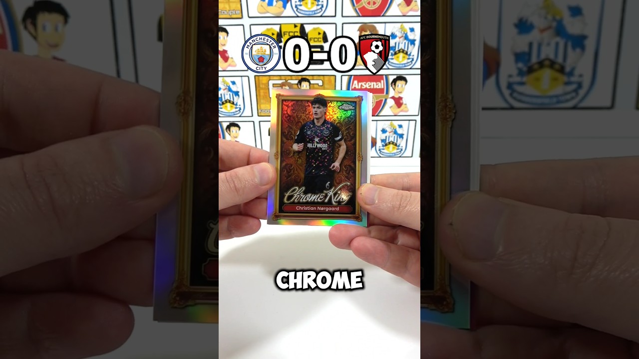 Man City vs Bournemouth Pack Opening & Match Prediction 🏆 | Topps Premier League 2025/26