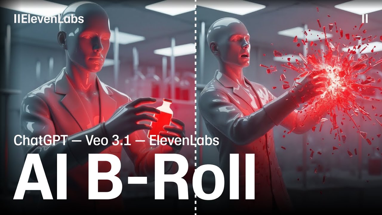 Unlock Viral 3D Animations & Cinematic B-Roll with ChatGPT & Veo 3.1 π₯