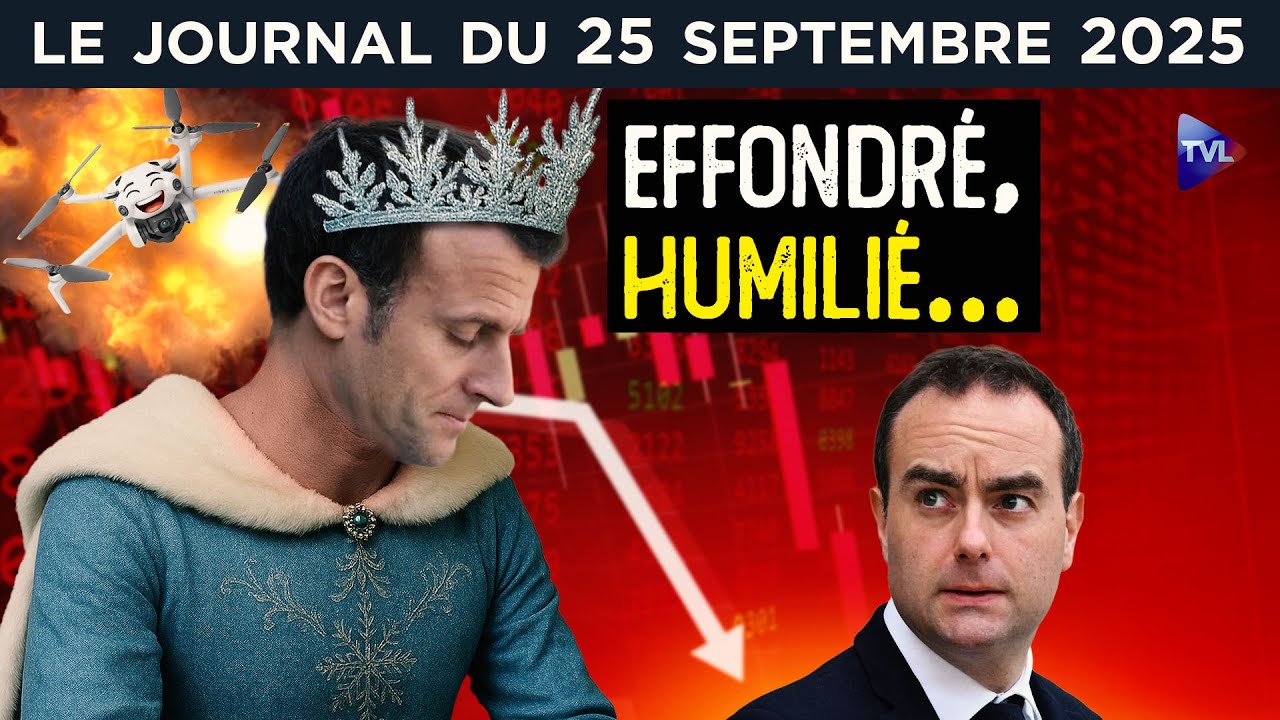 Crise en France : Macron peut-il sauver la nation ? 🇫🇷 - JT du 25 septembre 2025
