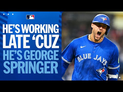 George Springer has his most homers since 2019 and it's only early September 🤯