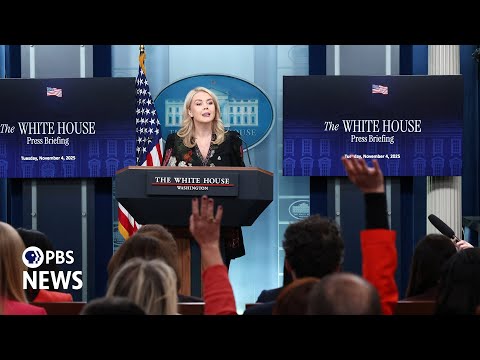 WATCH LIVE: White House holds briefing as newly released Epstein emails reference Trump