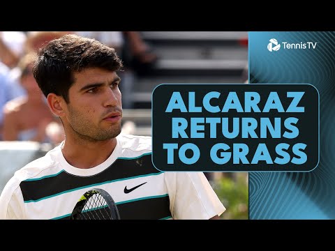 Carlos Alcaraz's First Match After Winning Roland-Garros vs Walton | Queen's 2025 Highlights