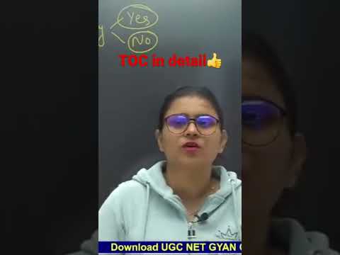 TOC (Theory of Computation) l HPSC PGT Screening Computer Scienec