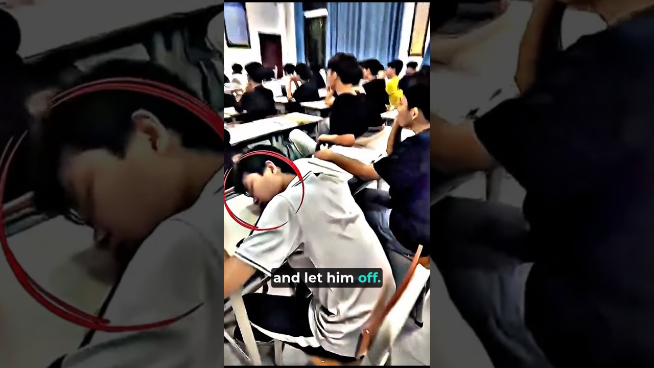 Student Napping in Classroom π€