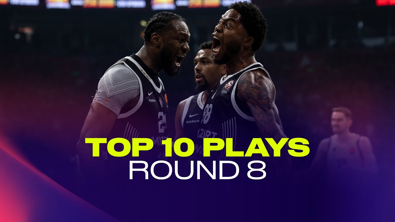 TOP 10 EuroLeague Basketball 2025-26: Top 10 Game-Winners of Round 8 🏀