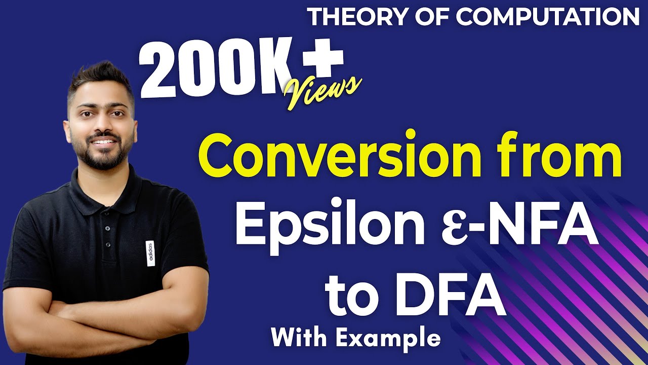 Master Epsilon-NFA to DFA Conversion with Step-by-Step Example 🔄