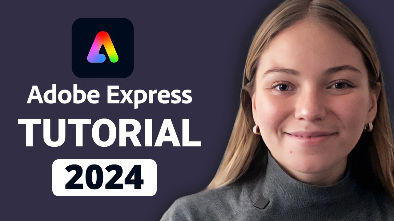 Adobe Express Beginner Tutorial 2024 🎨