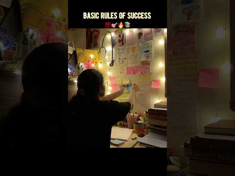 Basic Rules of success🔥🎯 #motivation#studymotivation #neet#motivational#study #viralshort#tranding