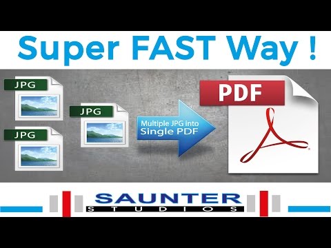 How to combine MULTIPLE JPG to SINGLE PDF