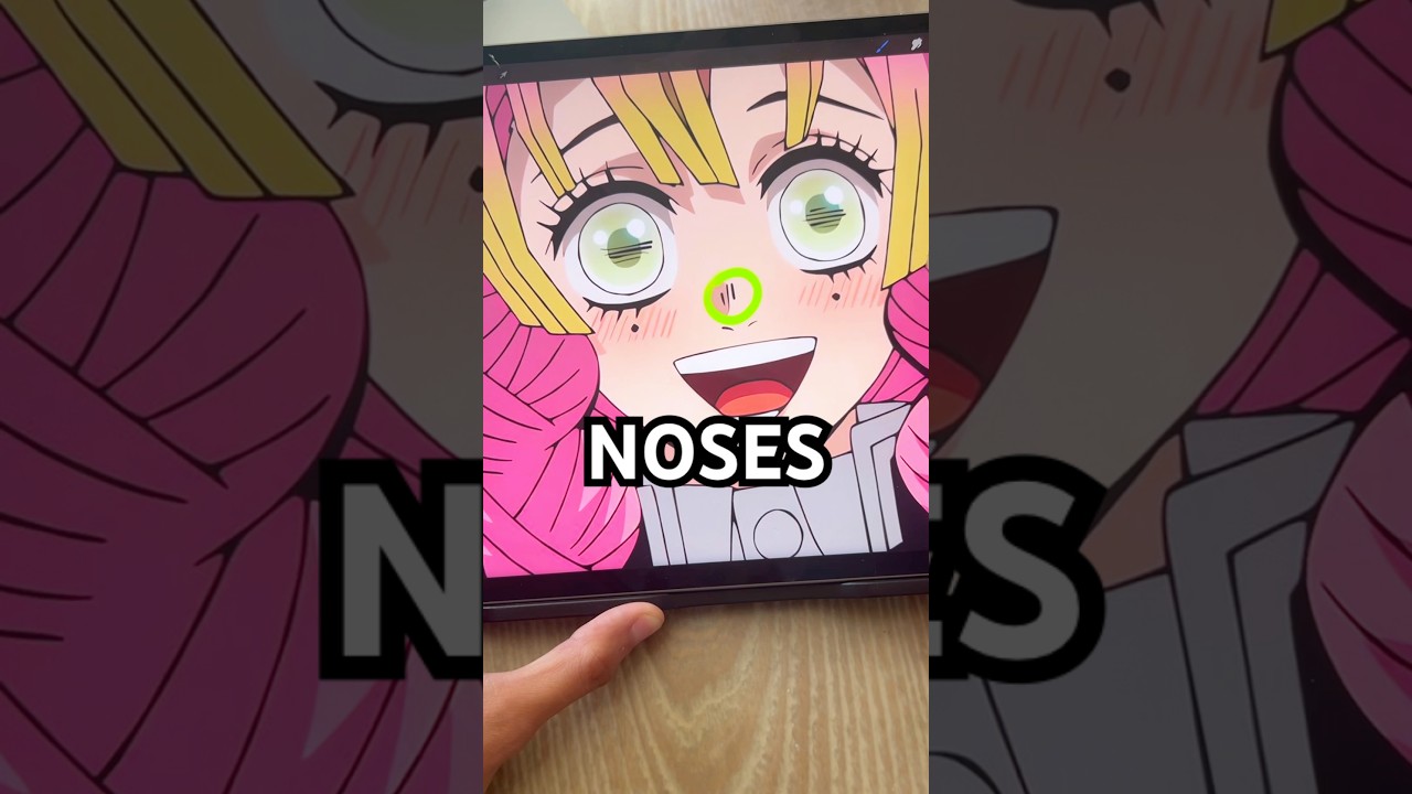 Simple 3-Line Tip for Perfect Noses 👃