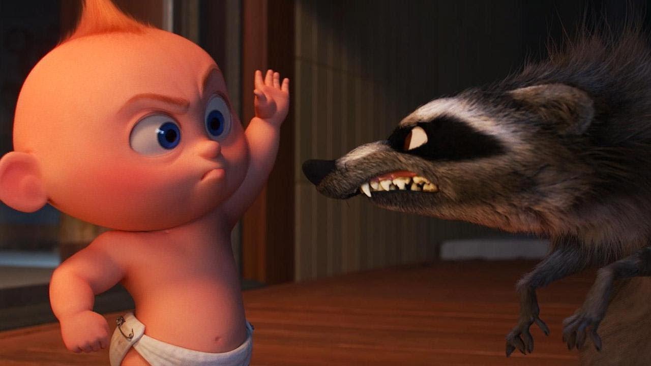 Epic Jack-Jack vs. Raccoon Fight Scene from Incredibles 2 – Full Video! 🎬