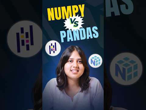 🔥Numpy Vs Pandas Explained! | Numpy And Pandas: Key Differences | Intellipaat #shorts