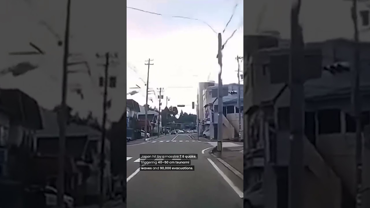 Japan Earthquake 7.6: Tsunami & Evacuations 🇯🇵
