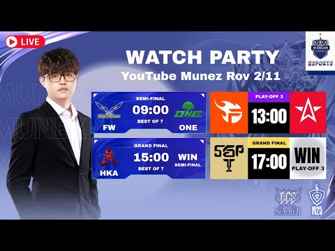 [ต่อ] รอบชิง AOG [SGP vs FPT] + รอจับสาย BRU สาธุ