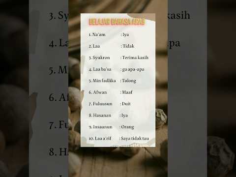 Ternyata semudah ini belajar bahasa arab untuk pemula #belajarbahasaarab #bahasaarab #edukasi