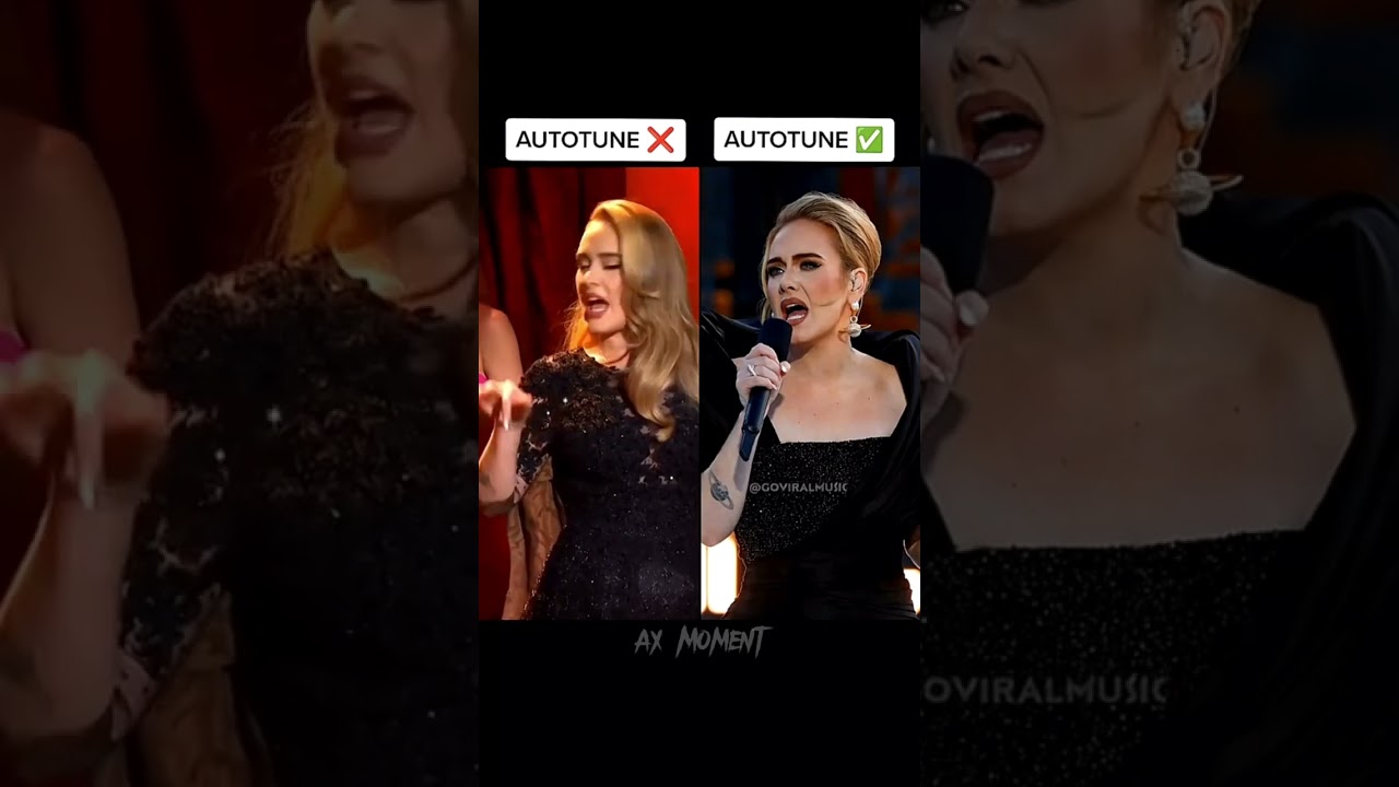 Adele: Autotune vs. Original Performance Comparison