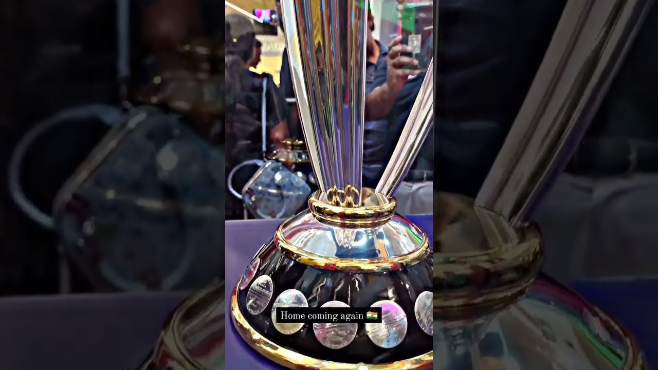 official trophy tour @ICC #viralvideo #icc #bcci