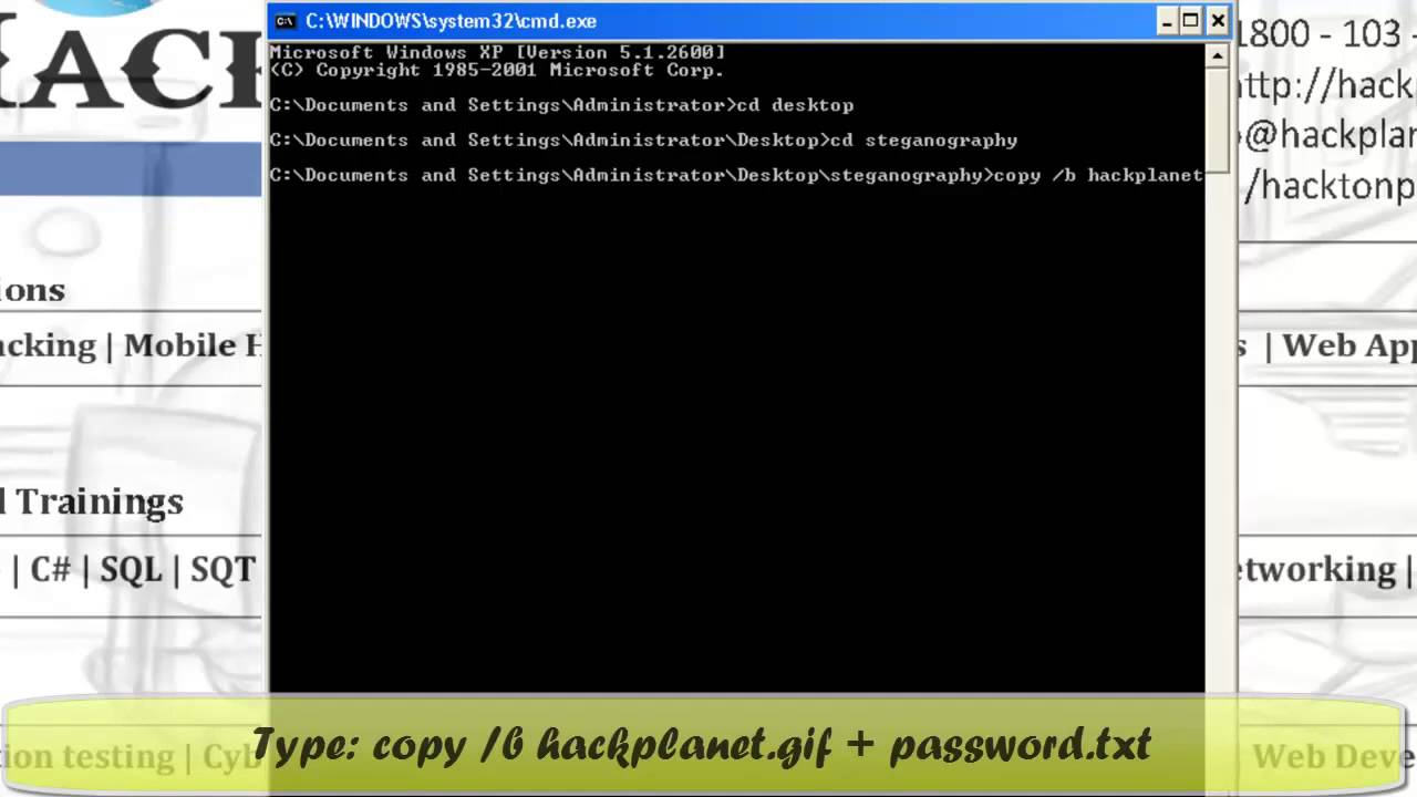 Mastering Basic Steganography with CMD: A Step-by-Step Guide 🖥️