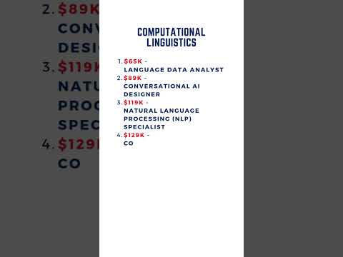 5 Best Career Options for Computational Linguistics Major that pay well (3/2025)