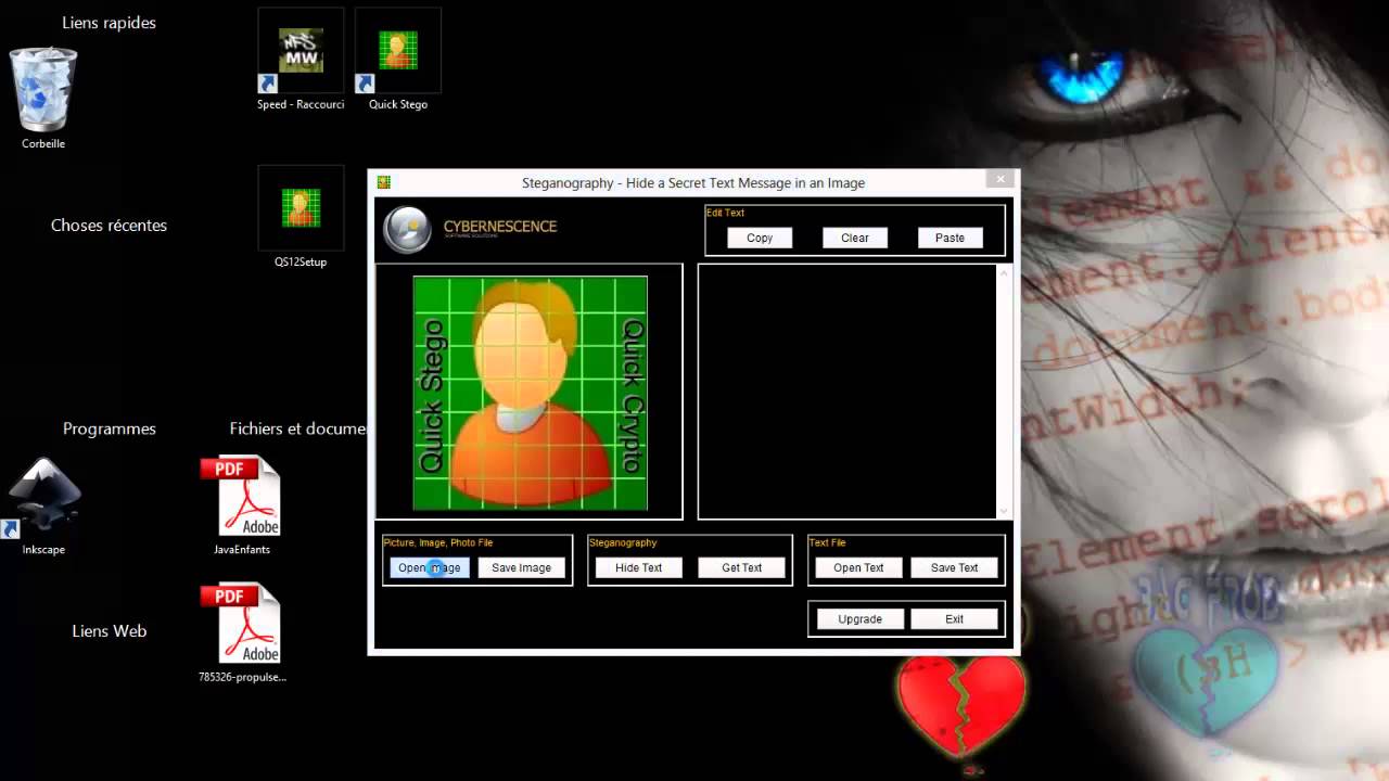 Maîtrisez la Stéganographie avec Quick Stego 🔍 – Tutoriel et Téléchargement
