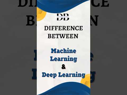 Machine Learning vs Deep Learning 🔍 | Know the Key Difference in 60 Seconds!
