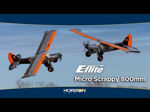 E-flite Micro Scrappy 800mm RC Airplane