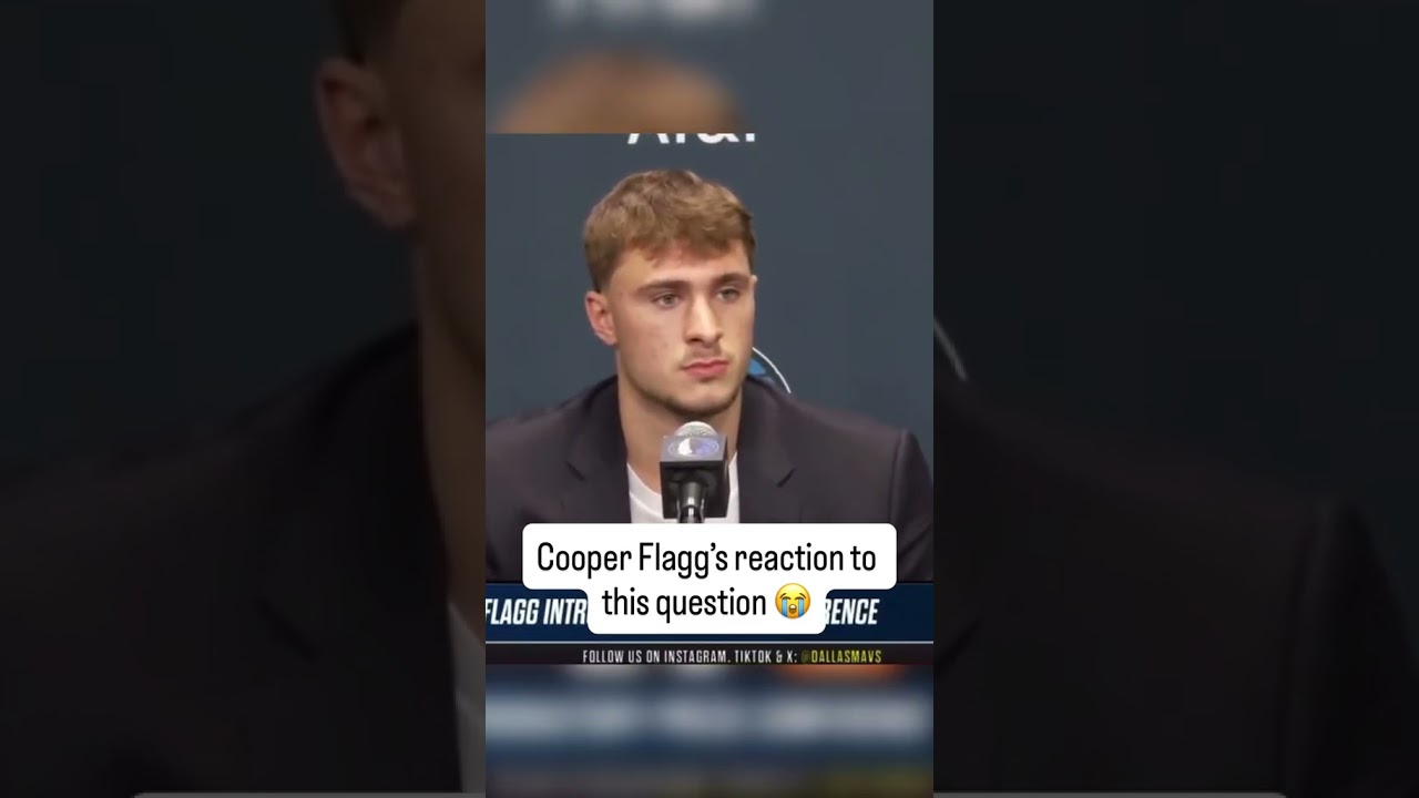 Cooper Flagg's Reaction to Luka Mention 😅