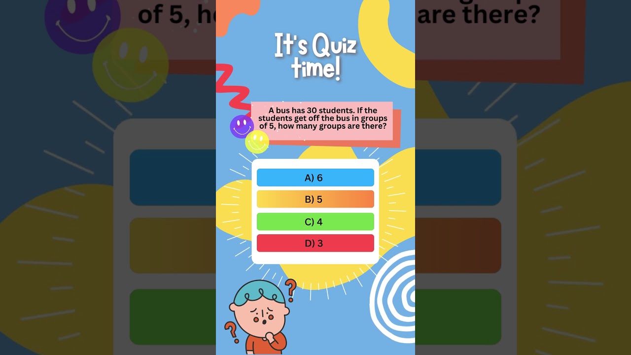 Math Challenge for 4th Graders: Bus Grouping 🚌