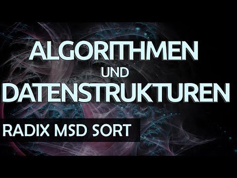 Binary Quicksort / Radix MSD Sort in Python | Algorithmen und Datenstrukturen