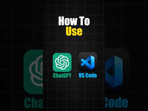 🔥How to Use ChatGPT in VS Code 🧑‍💻 #coding #python #vscode #extension #chatgpt