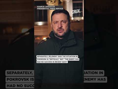 Zelensky on Pokrovsk Frontline as 'Azov' Troops Fight 'Fierce Battles' With Russia