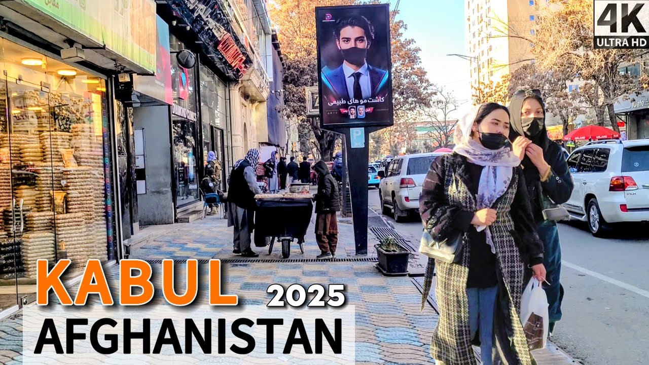 Kabul Afghanistan 2025: Vibrant City Tour in 4K HDR 🇦🇫