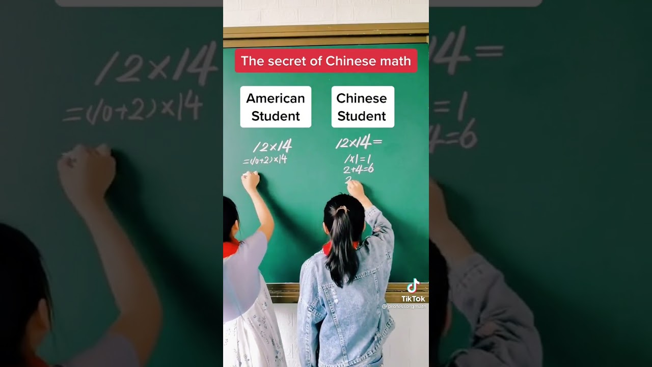 Why Do Chinese Students Solve Math Problems Faster Than American Students? 🇨🇳🇺🇸