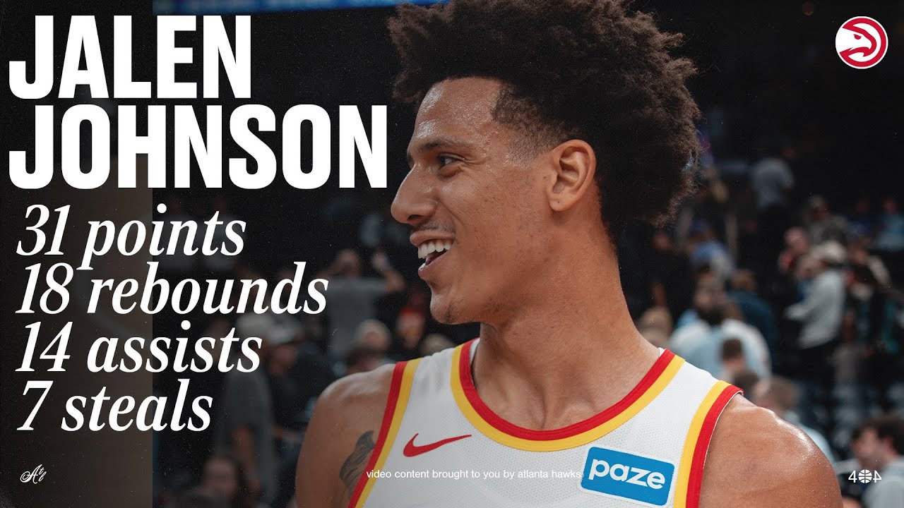 Jalen Johnson Sets Historic NBA Record 🏀