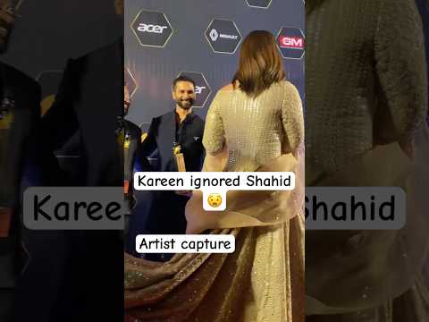 Kareena ignored Shahid 😧😧#kareena #shahid #ignore #artistcapture #bollywood #dailyshorts