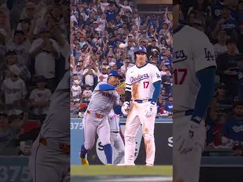 Shohei Ohtani almost got DRILLED #MLB #baseball #dodgers #mets