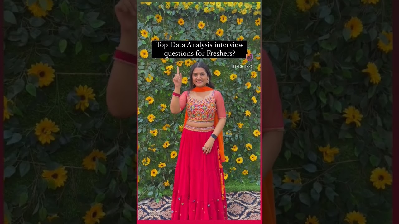 Top Data Analysis interview questions for Freshers