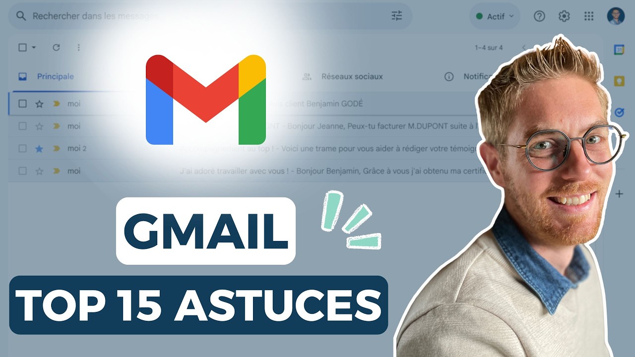 Top 15 🚀 Top 15 Astuces GMAIL Indispensables à Connaître en 2025