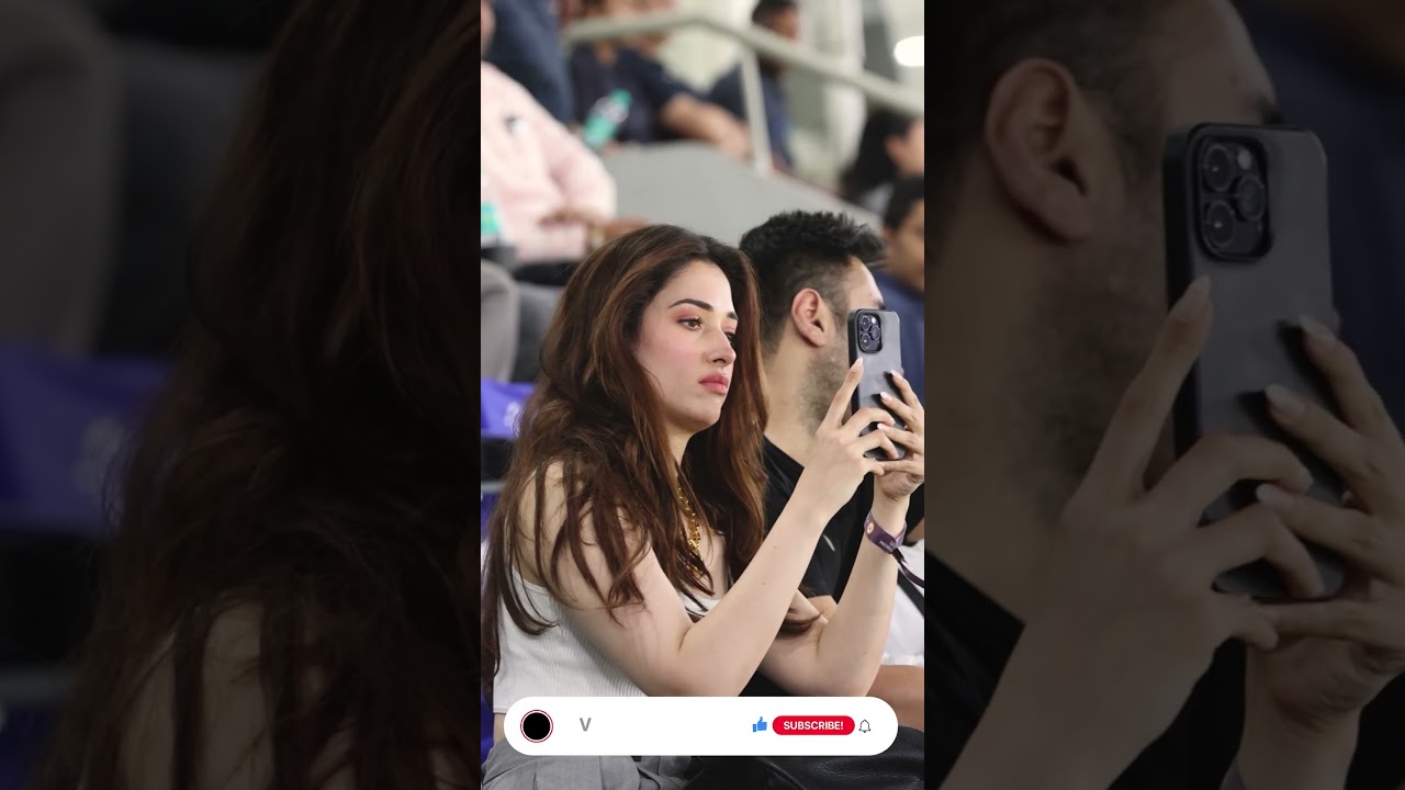Tamannah Bhatia's Cute Moment at IPL 2023 Opening 🎉
