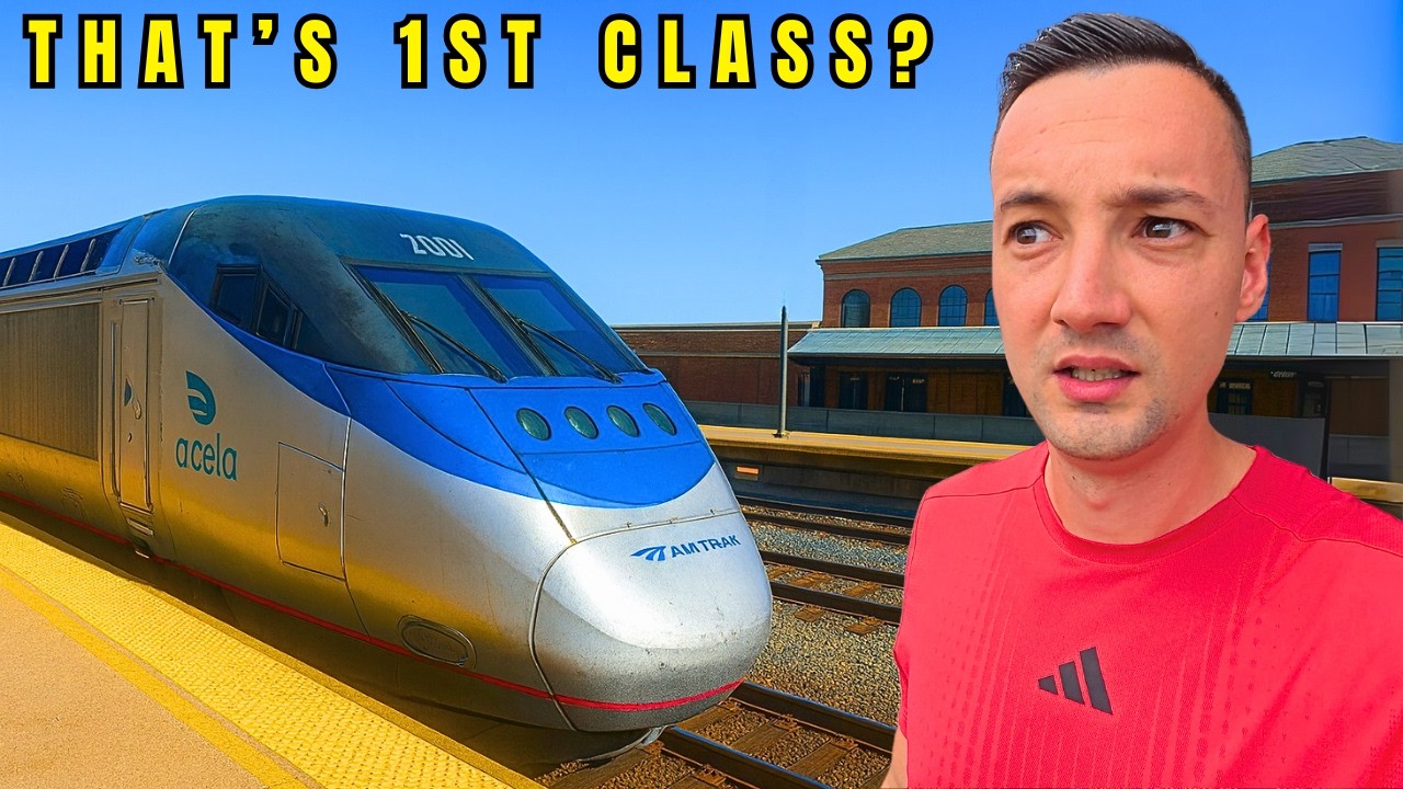 $300 1st Class Train New York To Washington D.C. 🇺🇸