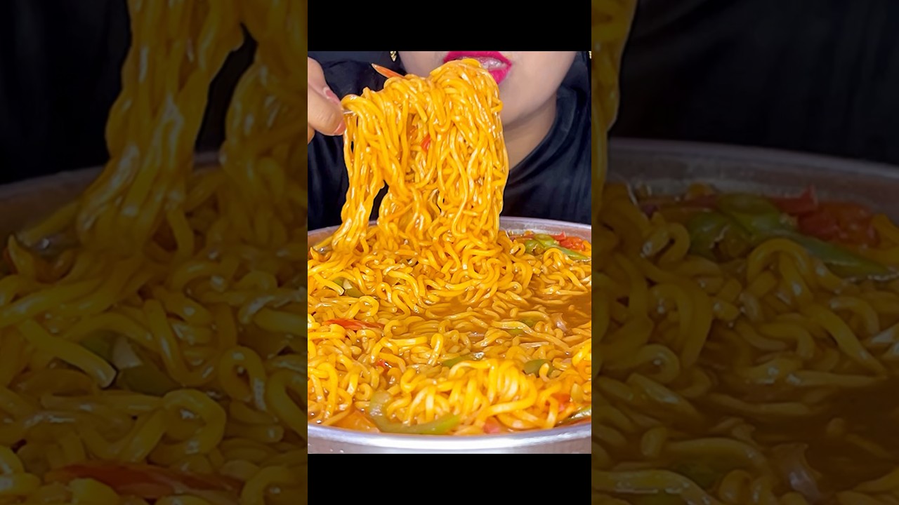 Soupy Maggi Noodles Challenge 🥰