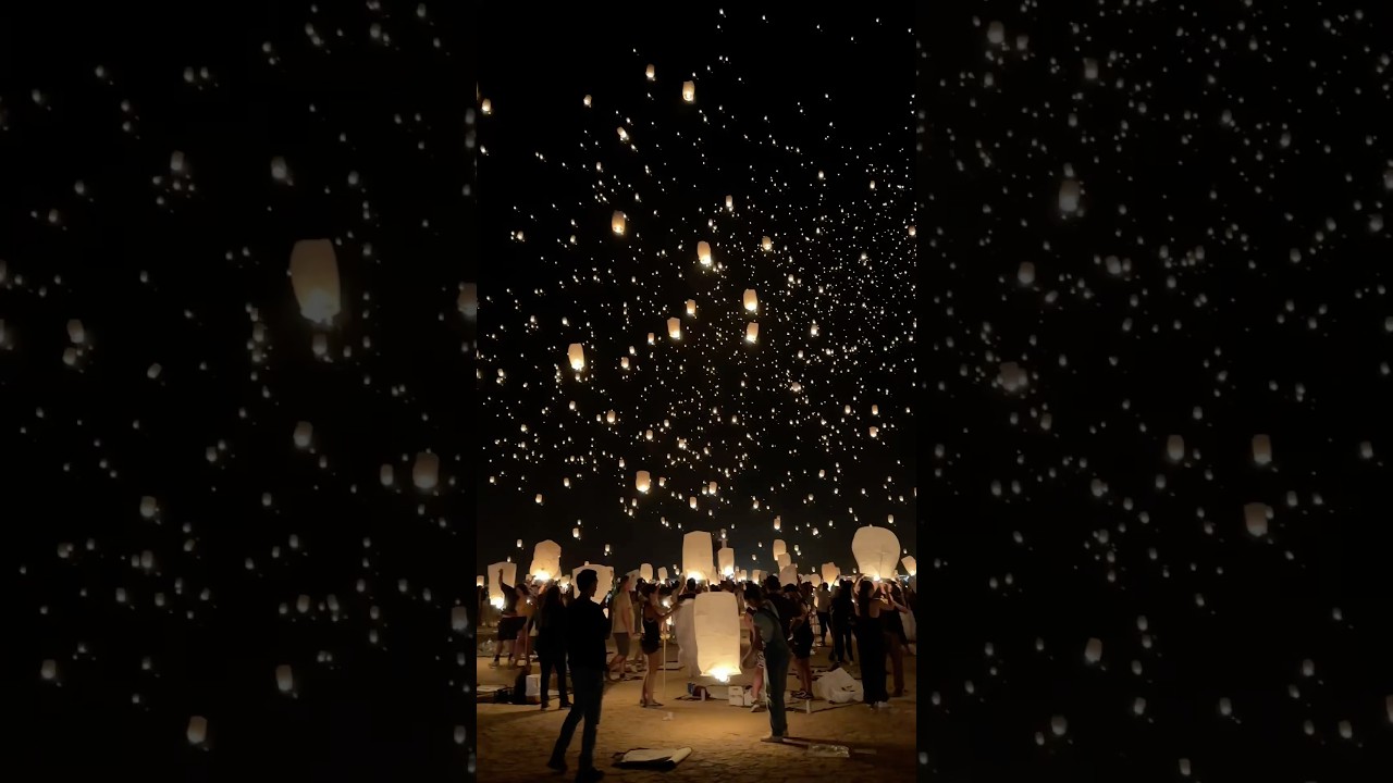 Experience the Magic of the World's Largest Sky Lantern Festival 🎆