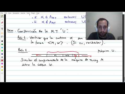 TC02 - 3 Semi-decidibilidad del problema de la detención (máquina de Turing universal)