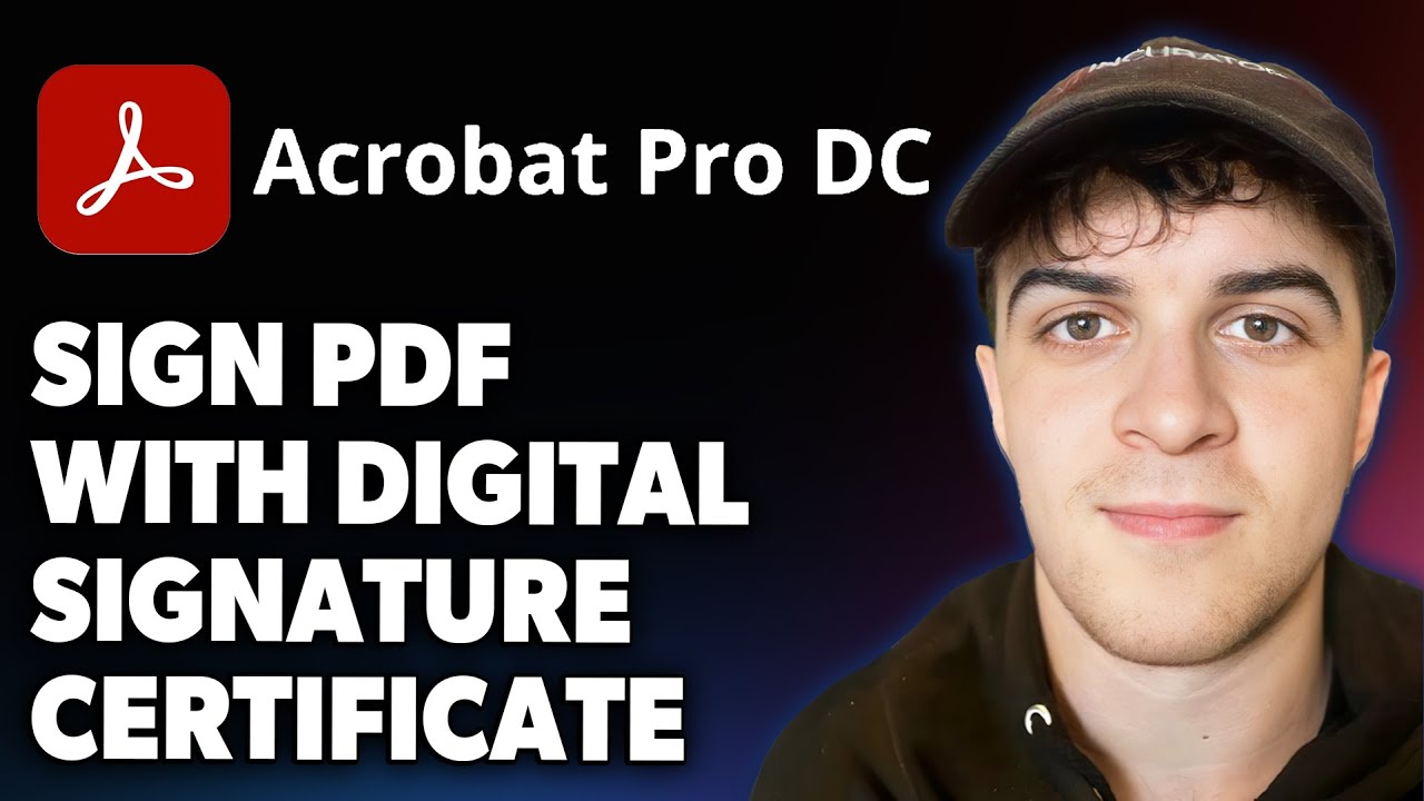 Sign PDFs with Digital Certificate in Adobe Acrobat (2025)