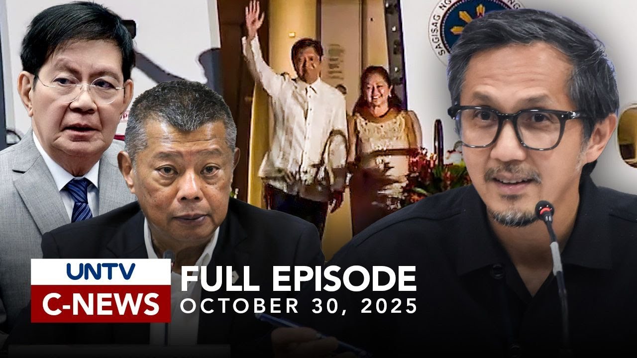UNTV C-NEWS | October 30, 2025: PBBM Heads to South Korea for APEC 2025 & DPWH Launches 2027 Flood Control Plan π