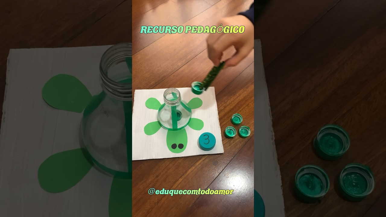 Matemática Divertida: Recurso Pedagógico para Números e Coordenação Motora ✨