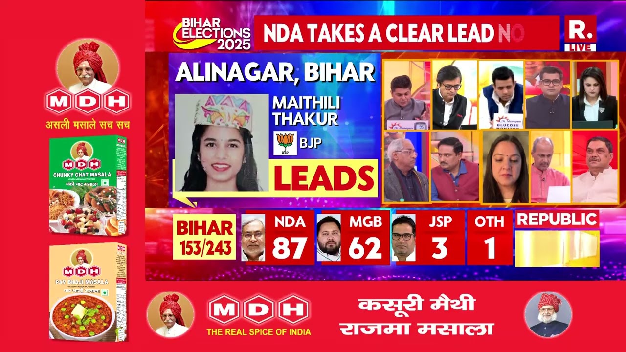 Bihar 2025 Election: Arnab Predicts NDA to Cross 140 Votes 🗳️
