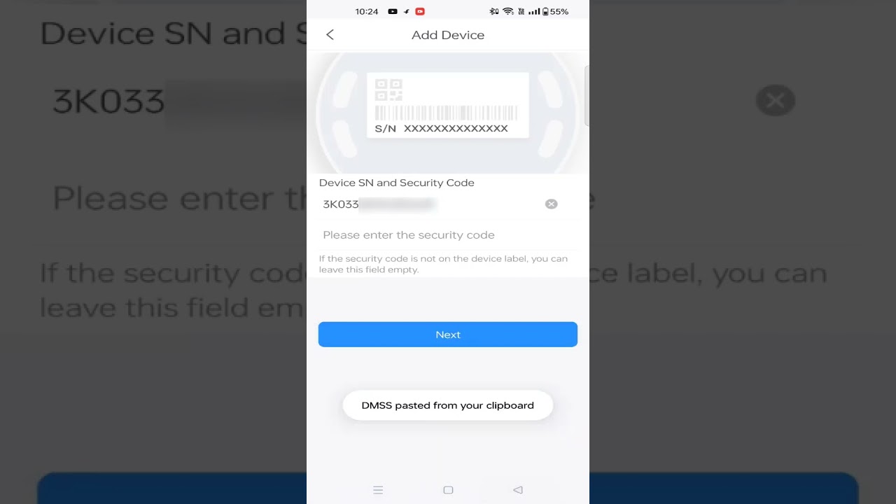 How to set up the Dahua app DMSS on a smartphone