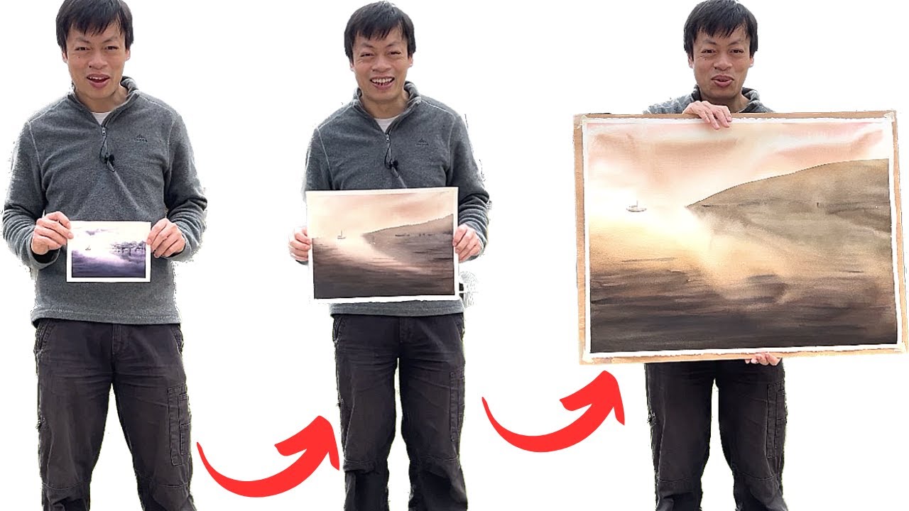 Maîtrisez l'Art de l'Aquarelle Grand Format 🎨